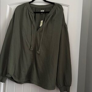 Aerie Sage Green Top NWT
